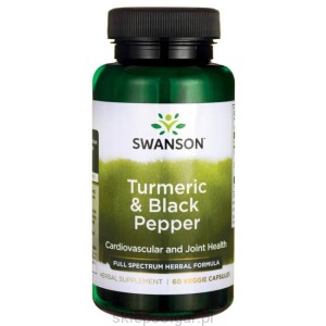 Full Spectrum Turmeric Czarny pieprz 60 kaps - suplement diety
