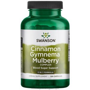 Kompleks Cynamonu, Gymnemy i Morwy 120 kap - suplement diety