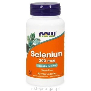 NOW Foods Selen 200mcg 90kaps