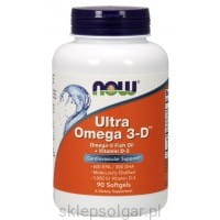 NOW Foods Ultra Omega 3-D z witaminą D3 180kaps