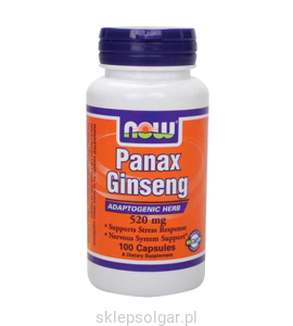NOW Foods Panax Ginseng żeń szeń koreański 500mg