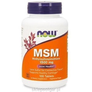 NOW Foods MSM 1500mg - 200tabs