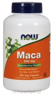 NOW Foods MACA 500 MG 250kaps