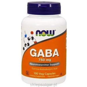 NOW Foods GABA 750mg