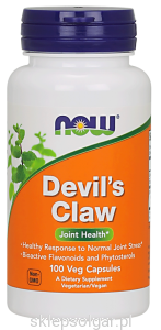 NOW Foods Devil's Claw Diabelski Pazur 100kaps