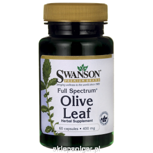 Full Spectrum Olive Leaf 400mg 60kaps - suplement diety