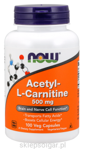 NOW Foods ALC 500mg Acetyl-L Karnityna