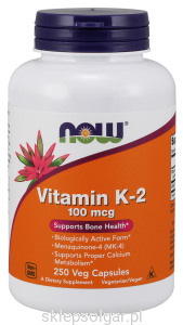 NOW Foods Witamina K2 100mcg 250kaps