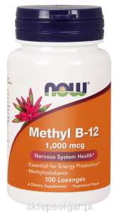 NOW Methyl Metylokobalamina B-12 1000mcg