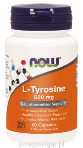 NOW Foods L-Tyrozyna 500mg 120kaps