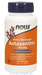 NOW Foods Astaksantyna Super Mocna 10mg