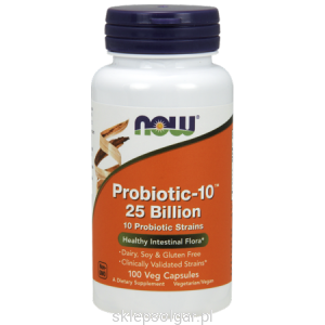 NOW Foods Probiotic-10 25mld Probiotyki 100kaps