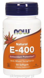 NOW Foods Witamina E Naturalna 400/100