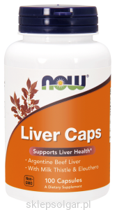NOW Foods Liver Caps – wsparcie wątroby – 100 kaps