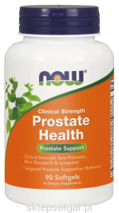 NOW Foods Prostate Health Clinical – zdrowie prostaty – 90 kaps