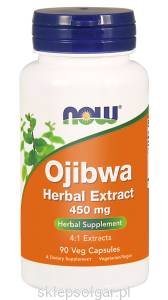 NOW Foods Ojibwa – ekstrakt ziołowy – 90 kaps Szczaw Łopian