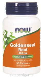 NOW Foods Goldenseal Root – gorzknik kanadyjski – 50 kaps