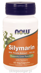 NOW Foods Milk Thistle Extract (Silymarin) Ostropest 150 mg – 120 kaps