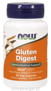 NOW Foods Gluten Digest Enzymy – 60 kaps Amylaza