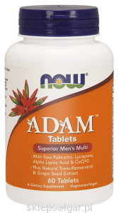 NOW Foods  ADAM™ tabletki – multiwitamina dla Niego – 120 tabl