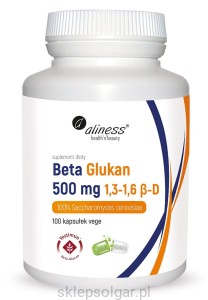 Aliness Beta Glukan Yestimun® 1,3-1,6 β-D 500 mg x 100 Vege caps.