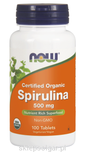 NOW Foods  Spirulina 500 mg – 100tab