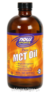 NOW Foods MCT Oil Pure – Olej MCT bezzap 473 ml
