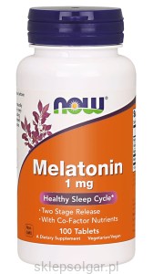 NOW Foods Melatonina 1 mg – 100 tab