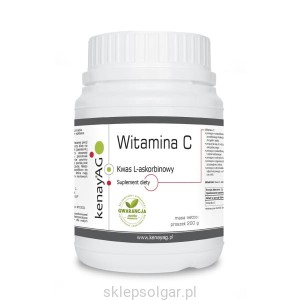Witamina C Kwas L-askorbinowy (proszek 200 g) - suplement diety