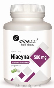 Aliness Niacyna, Amid kwasu nikotynowego 500 mg x 100 kaps VEGE