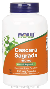 NOW Foods Cascara Sagrada 450 mg – 250kaps