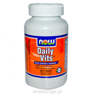 NOW Foods Daily Vit’s –  kompleks witaminowo-mineralny – 250tab