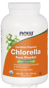 NOW Foods Chlorella Proszek, Organic – 113 g