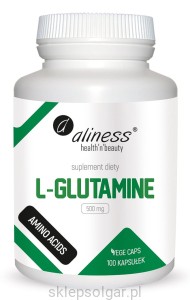  L-Glutamine 500 mg x 100 Vege caps.