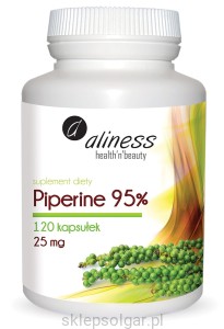 Aliness Piperine 95%, 10 mg x 120 kaps
