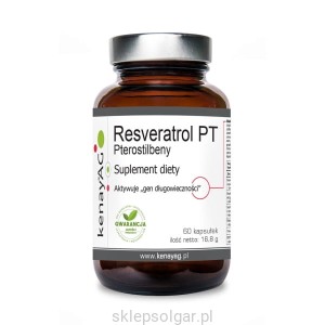 PTEROSTILBENY - Resweratrol PT (60 kapsułek) - suplement diety