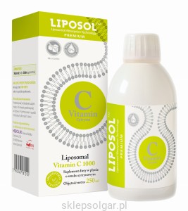 Liposol C 1000 Liposomalna Witamina C 1000 (Buforowana) 250 ml Smak Cytrynowy