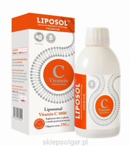 Liposol C 1000 Liposomalna Witamina C 1000 (Buforowana) 250 ml Smak Pomarańczowy