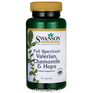 Full Spectrum Waleriana Rumianek i Chmiel 60 kaps - suplement diety