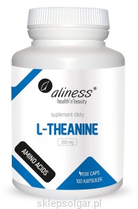 L-Theanine 200 mg x 100 Vege caps. l-teanina