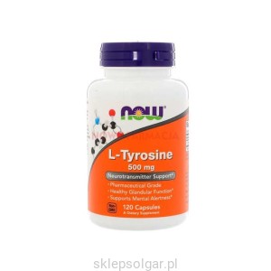 NOW Foods L-Tyrozyna 500mg 120kaps