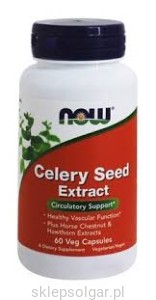 NOW Celery Seed Extract – Nasiona selera kompleks ekstraktów