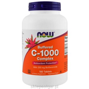 NOW Foods Witamina C-1000 Complex 180 tab buforowana