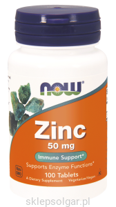 NOW Foods cynk 50 mg – 250 tab