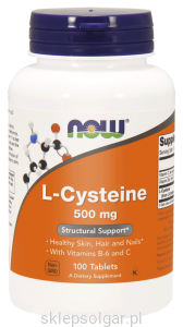 NOW Foods L-Cysteine 500 mg – L-Cysteina – 100 tab