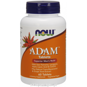 NOW Foods ADAM - 60 tabletek - witaminy minerały dla mężczyzn