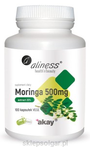 Moringa ekstrakt 20% 500mg x 100 vege caps