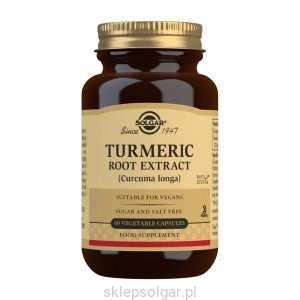 SOLGAR TURMERIC (KURKUMA) ROOT EXTRACT 60 VCAPS