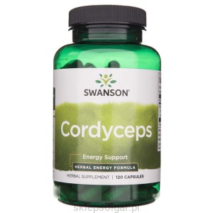 Swanson Cordyceps Sinensis 600 mg - 120 kapsułek