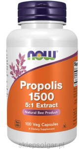 NOW Foods PROPOLIS 1500mg - 100 kapsułek